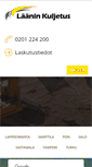 Mobile Screenshot of laaninkuljetus.fi